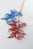 Glitter fern spray - red, white, and blue - Greenery MarketSeasonal & Holiday Decorations82677-REDWTBL