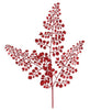 Glitter maidenhair fern spray - red - Greenery MarketSeasonal & Holiday DecorationsXS217324