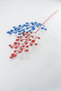 Glitter patriotic leaves spray - red, white, and blue - Greenery MarketSeasonal & Holiday Decorations82678-RDWTBL
