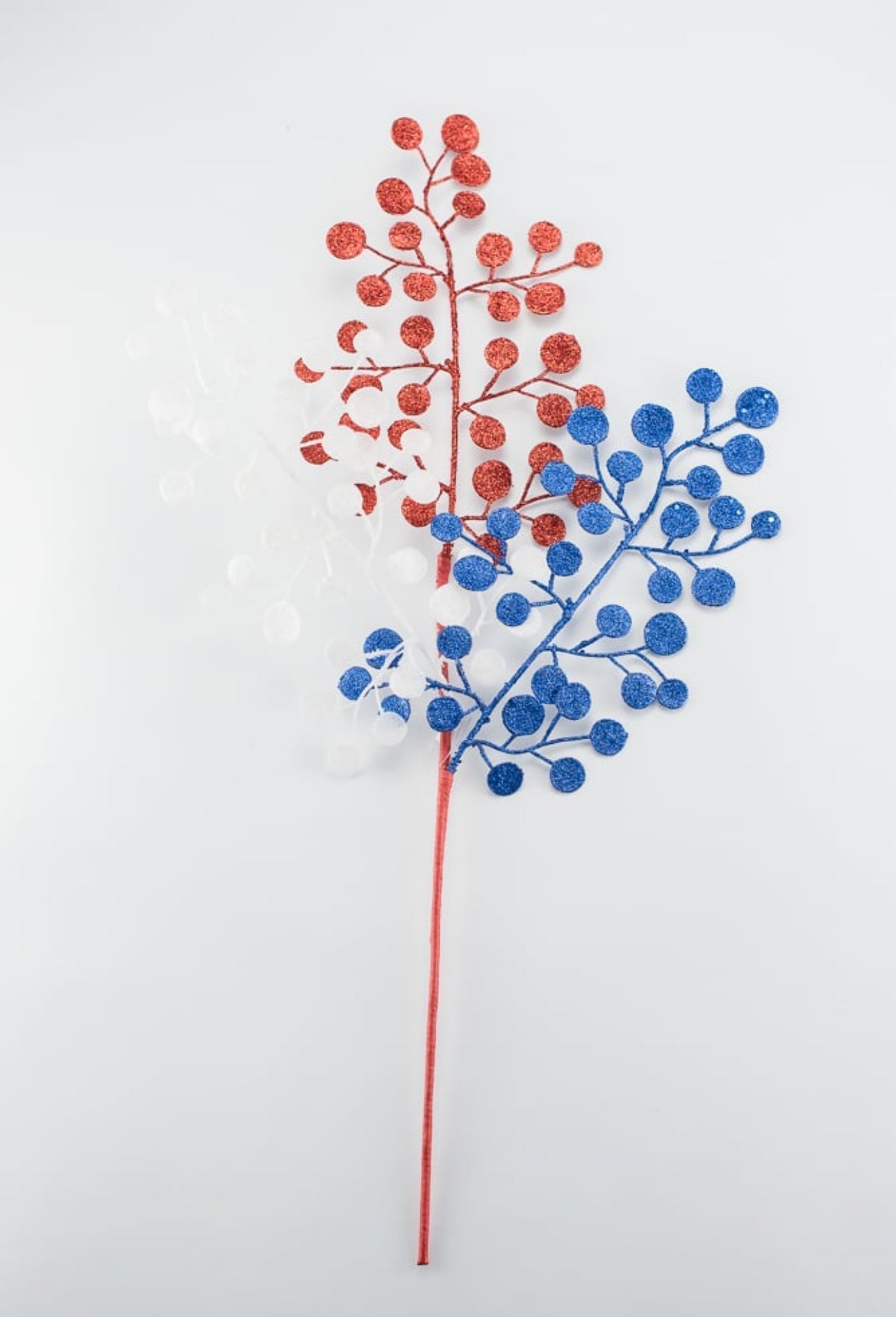 Glitter patriotic leaves spray - red, white, and blue - Greenery MarketSeasonal & Holiday Decorations82678-RDWTBL