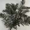 Glitter pine spray - gunmetal - Greenery MarketArtificial Floraxg753-gm