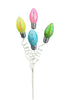 glittered light bulb pick - Greenery Market85805MIX
