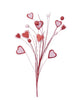 Glittery Heart Valentine’s spray - Greenery MarketPicks61899SP16