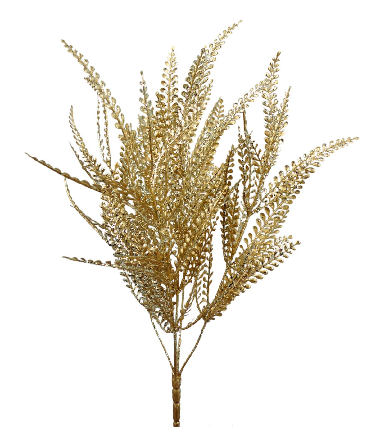 Gold fern bush - gold - Greenery MarketChristmas84999GD