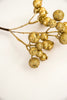 Gold glittered berries pick - Greenery MarketXg266 GO