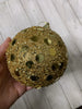 Gold sequined ball ornaments - Greenery Market Ornaments