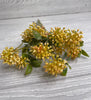 Golden Yellow cluster berry bush - Greenery Market26690