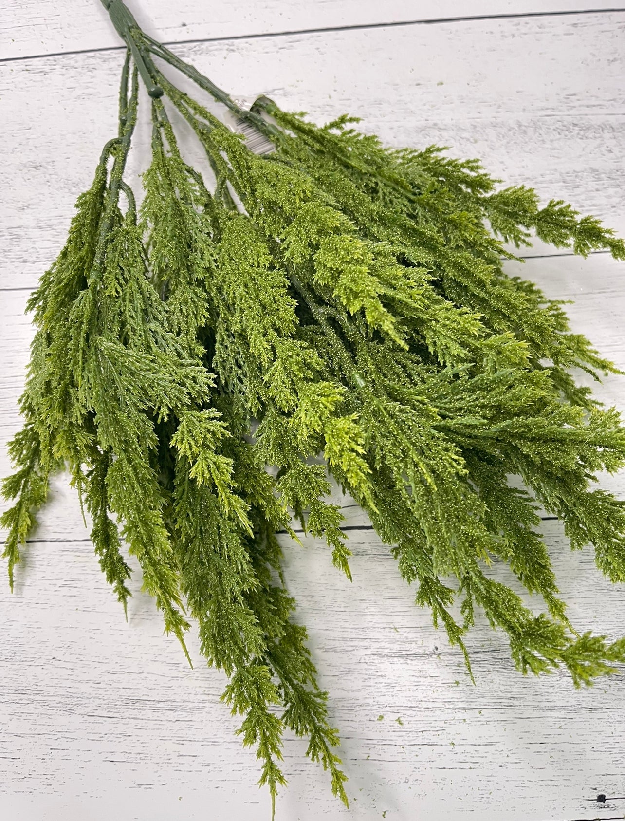 Green flocked cedar bush 18” - Greenery MarketArtificial Flora26462