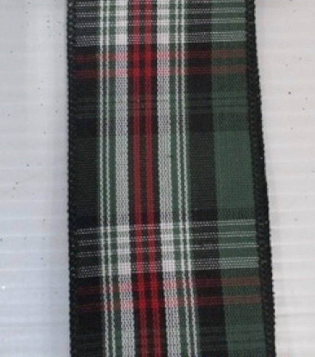Green, red, and black plaid wired ribbon 2.5” - Greenery MarketRibbons & Trim179612