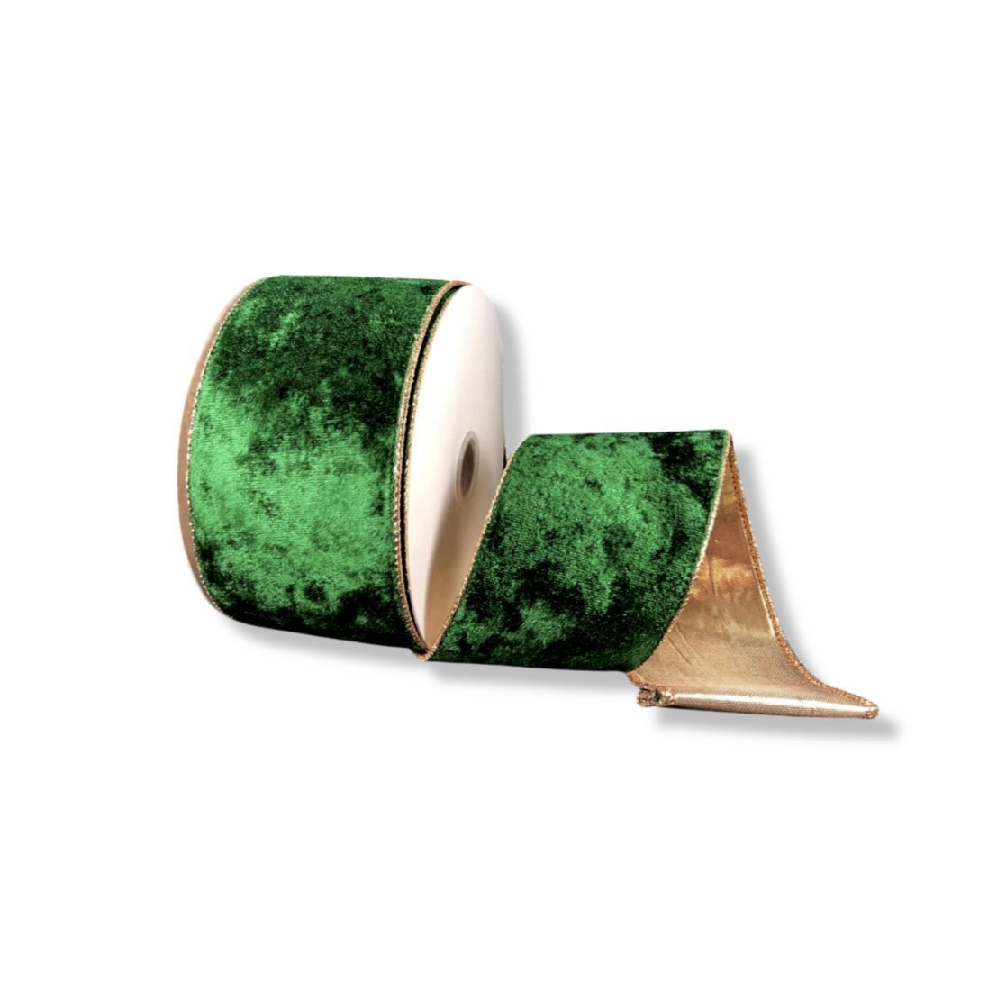 Green Velvet With Gold Back Wired Ribbon 2 5 Greenery Market green-velvet-with-gold-back-wired-ribbon-2-5-greenery-market