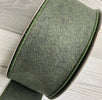 Green wool wired ribbon 2.5” - Greenery MarketRibbons & Trim138960