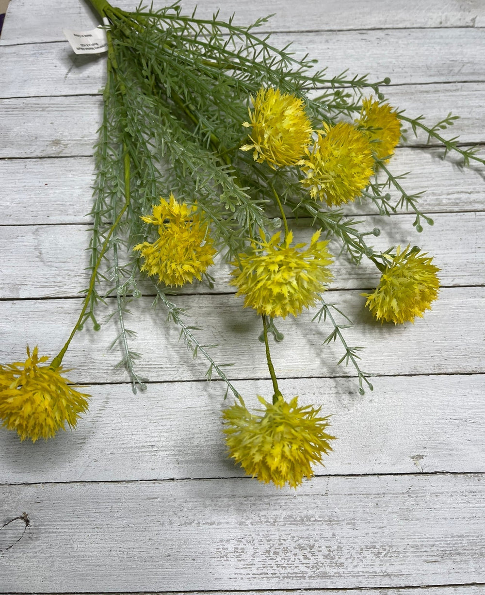 Greenery market yellow allium bush - Greenery MarketArtificial Floragm3111YW