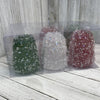 Gum drop ornaments - 6 per box - red white green assorted - Greenery Market Winter and Christmas