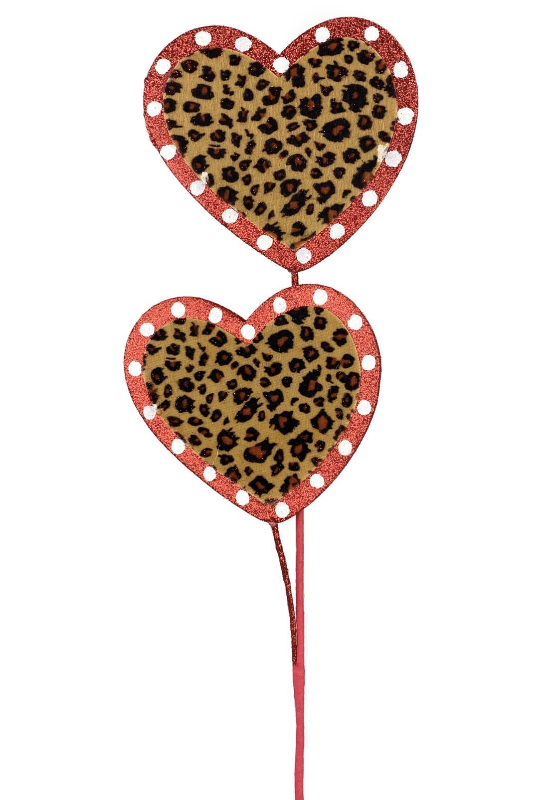 Heart leopard Valentines spray - Greenery MarketPicks62898cheeta