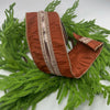 Holiday rust dupioni with sequin trim wired ribbon 4” - Greenery MarketWired ribbonMTX71606