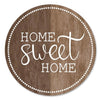 Home sweet home 8” round metal sign - Greenery MarketHome & GardenMD0955