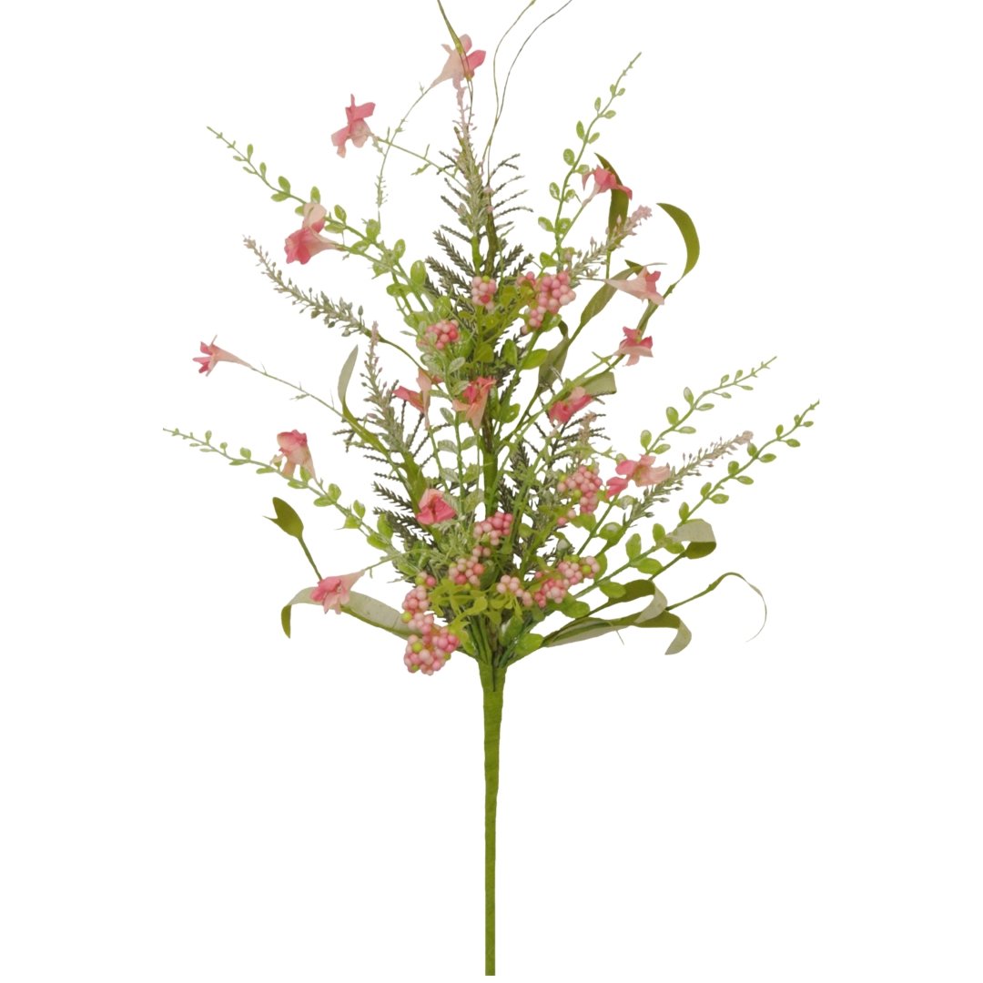 Hot pink - Lavender berry spray 60919 - Greenery Market Artificial Flora