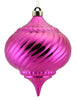 Hot pink swirl onion ornament 150mm - Greenery MarketXY244707