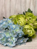 Hydrangeas - natural touch - blue - Greenery Marketartificial flowers4886-B
