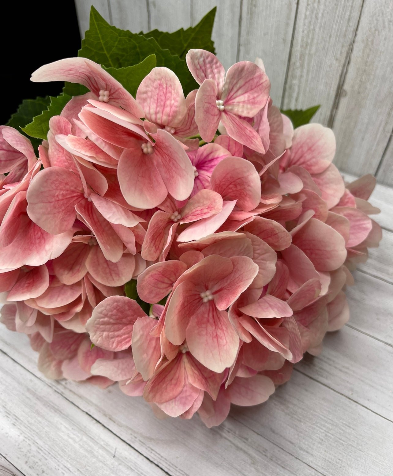 Hydrangeas - natural touch - coral - Greenery Marketartificial flowers4882-cor