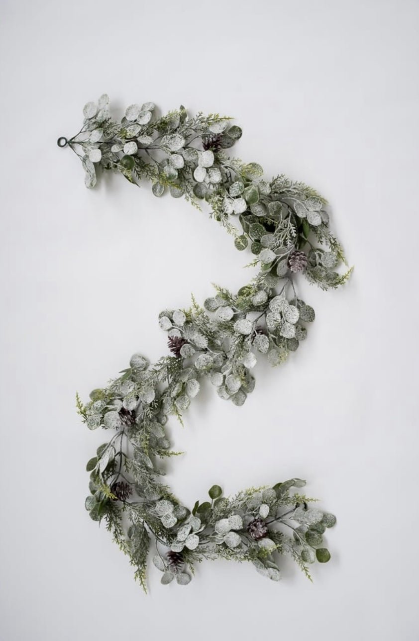 Iced eucalyptus and greenery garland - Greenery Market83665