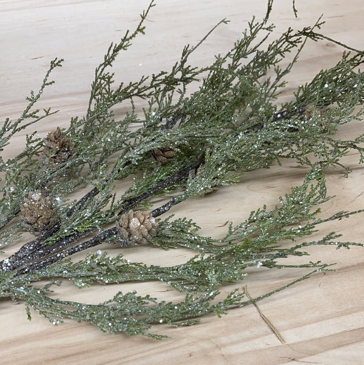 Icy cedar and cone spray - Customer favorite - Greenery Marketgreenery84067ICE