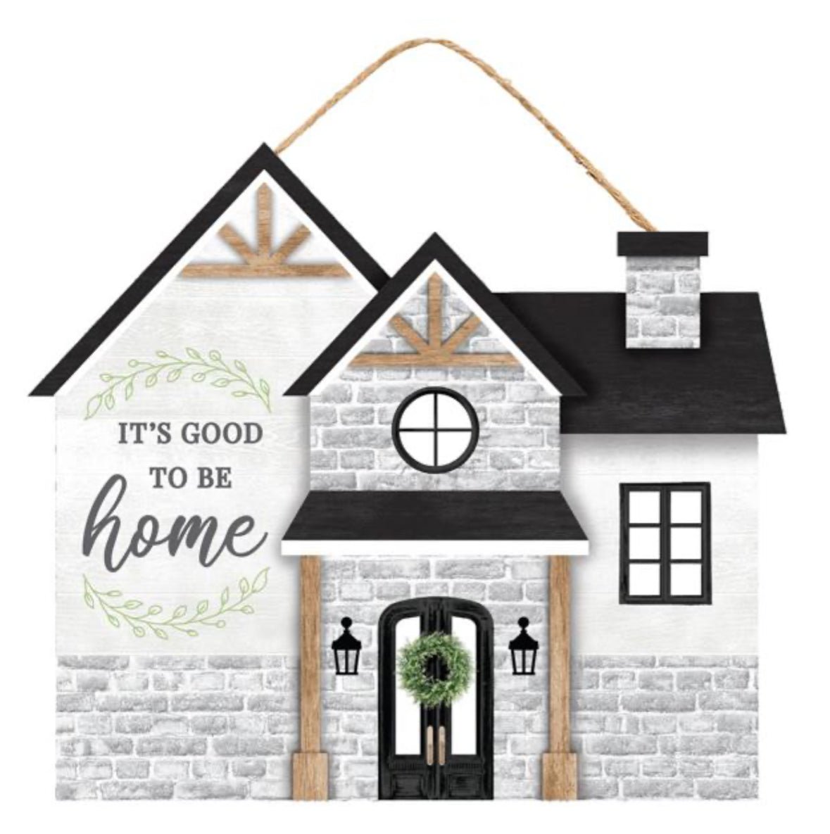 Its good to be home house sign - Greenery Marketsigns for wreathsAP7089