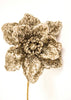 Jeweled and beaded magnolia stem - platinum - Greenery MarketXg903-PT