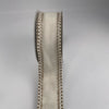 Jute trim wool wired ribbon - 2.5” - Greenery MarketMTX71644