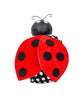 Ladybug sign / attachment - Greenery Market signs for wreaths