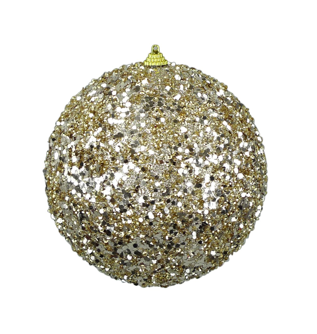 Large 6” Champagne sequins ball ornaments - Greenery MarketOrnaments84671CH