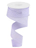 Lavender with white polka dots wired ribbon 1.5" - Greenery MarketWired ribbonRG01651NR