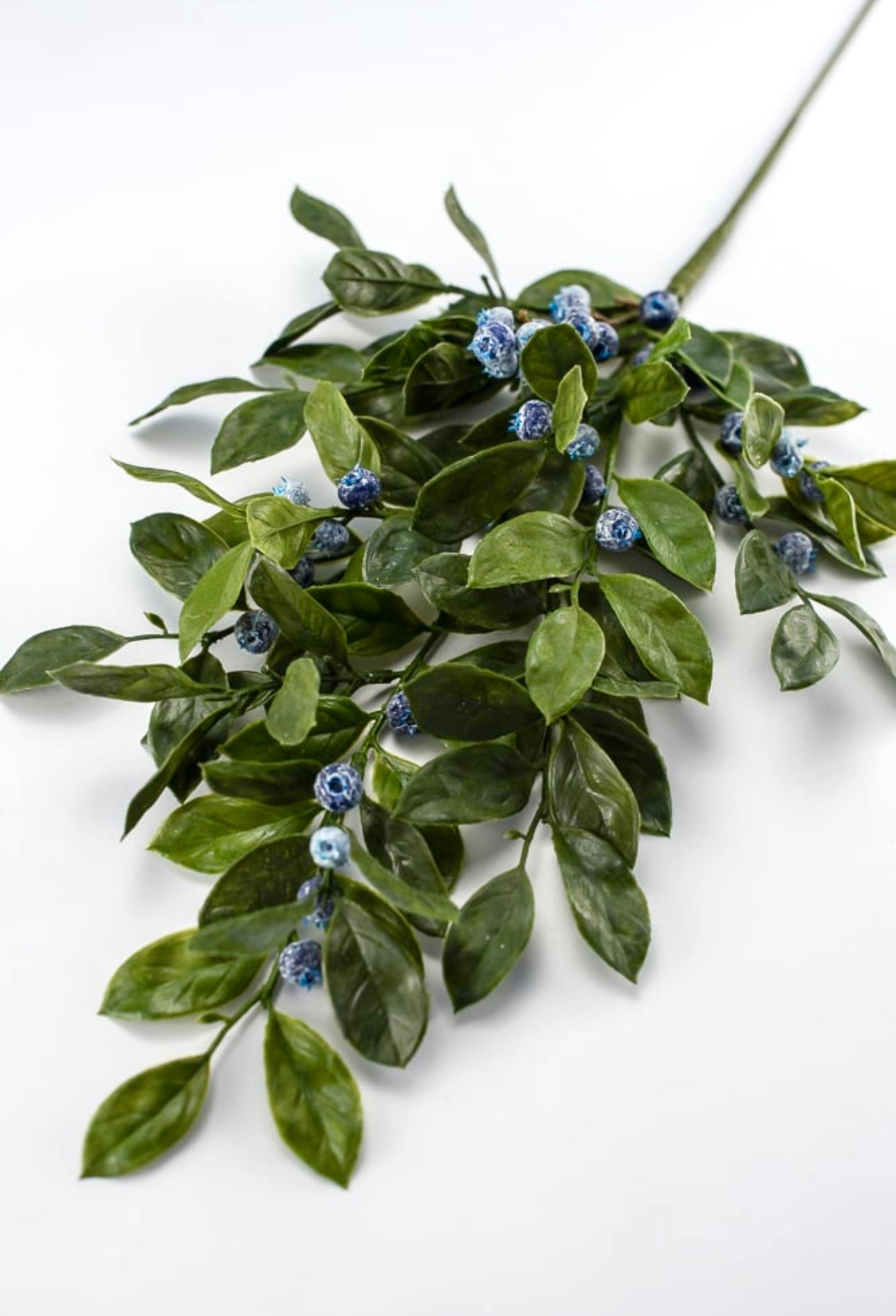 Leaves and blueberries spray - Greenery Marketartificial flowersB1593-BG