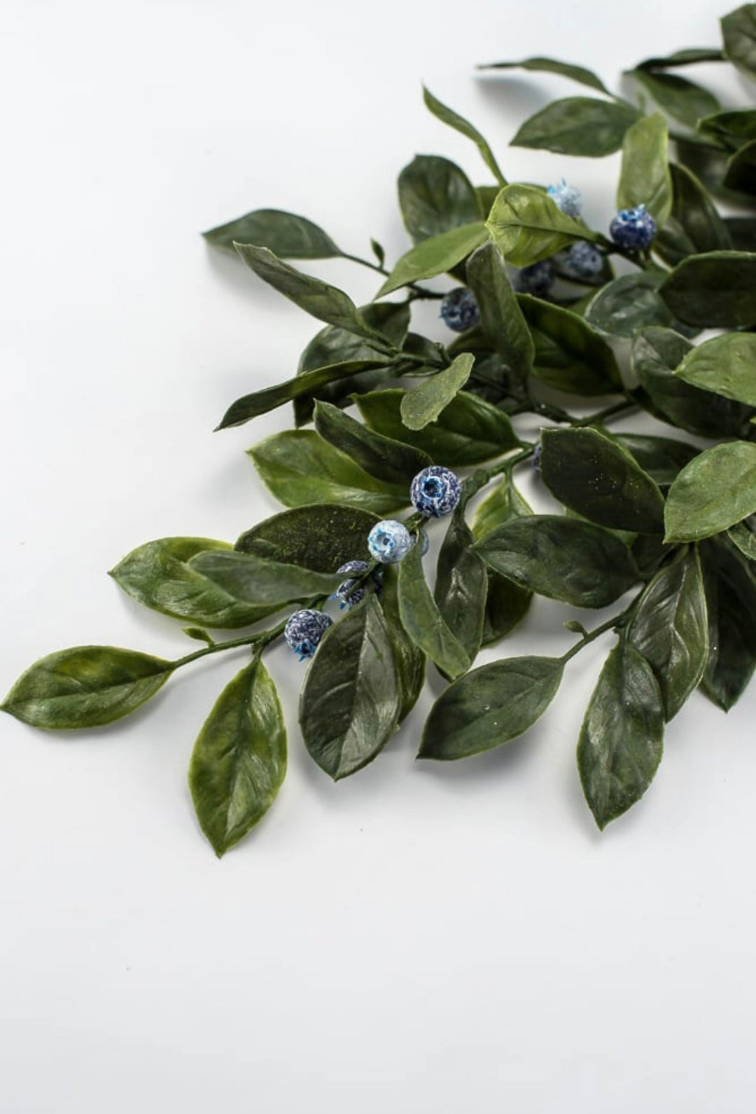 Leaves and blueberries spray - Greenery Marketartificial flowersB1593-BG