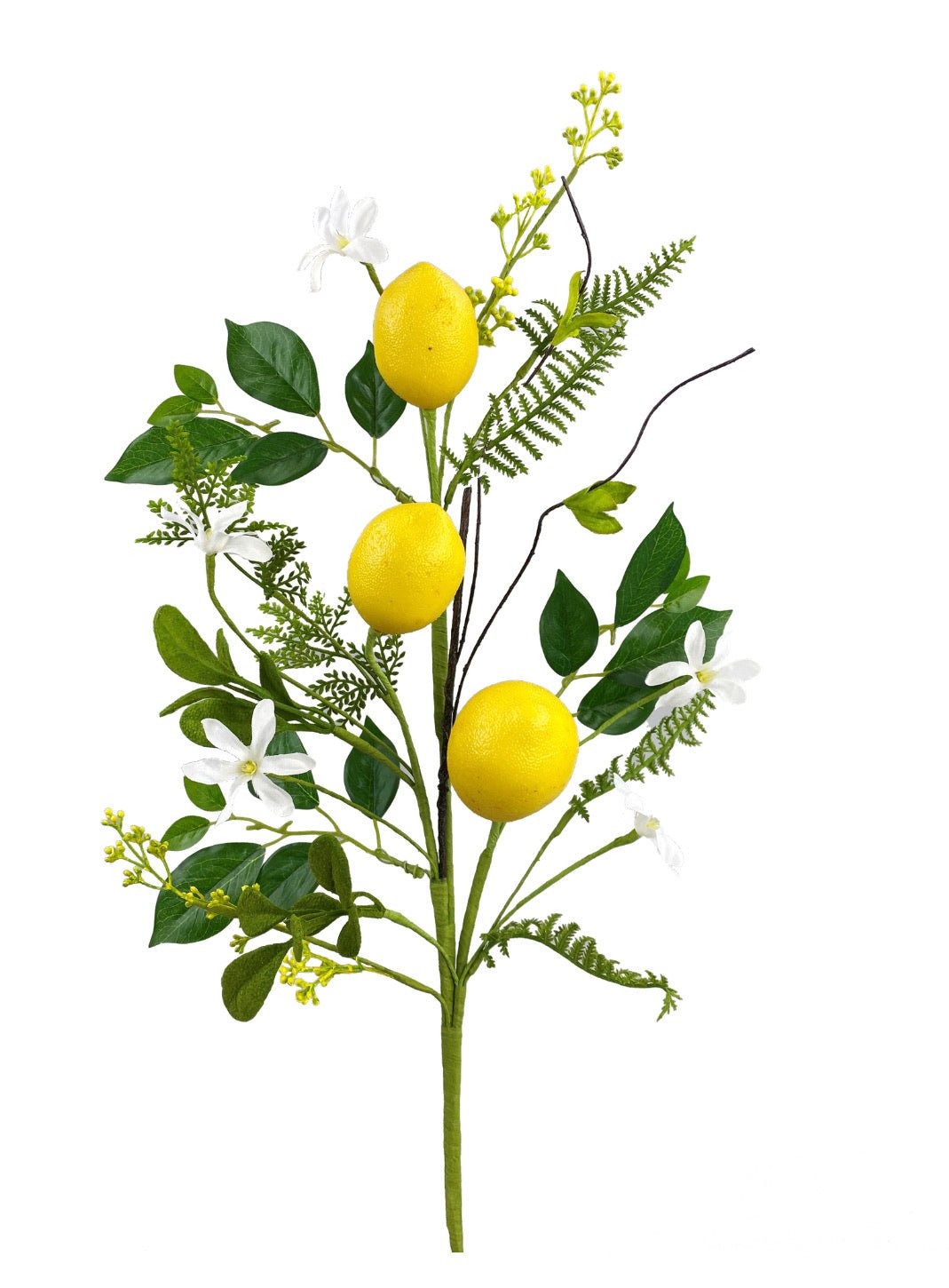 Lemon spray with mixed greenery - Greenery Market Artificial Flora