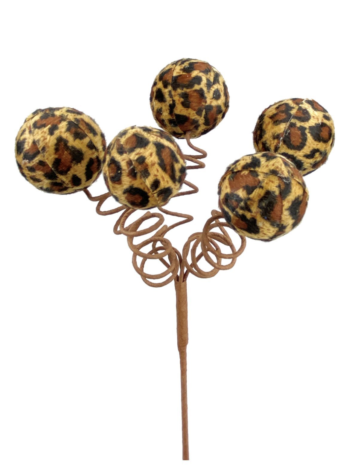 Leopard ball ornaments - 4”