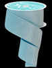 Light blue velvet wired ribbon 2.5” - Greenery MarketWired ribbonRGE165948