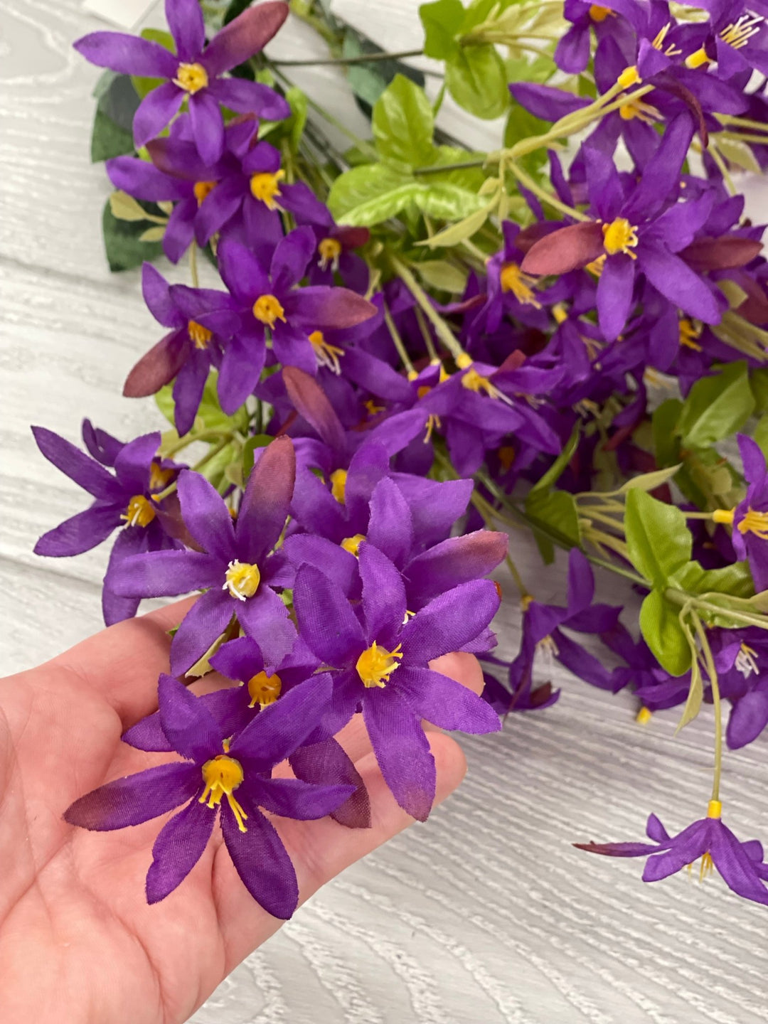 Lily bush, purple filler flowers - Greenery Market Filler flowers