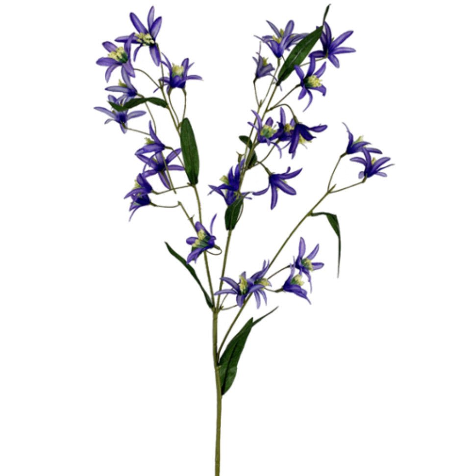 Lily spray, wildflowers, purple lilies - Greenery Marketartificial flowersCS21961-PUR