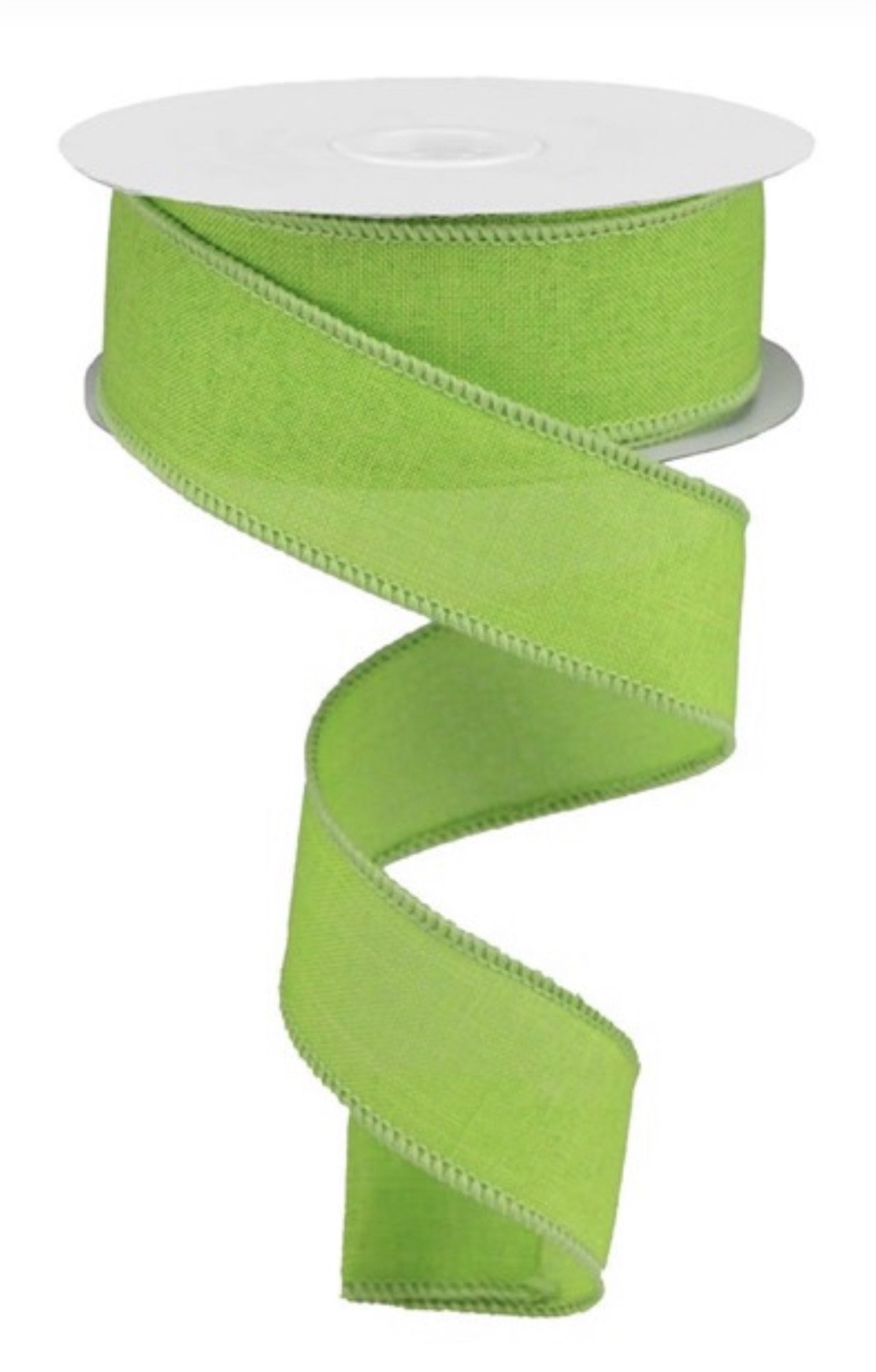 Lime green Solid 1.5” - Greenery MarketWired ribbonrg1278e9