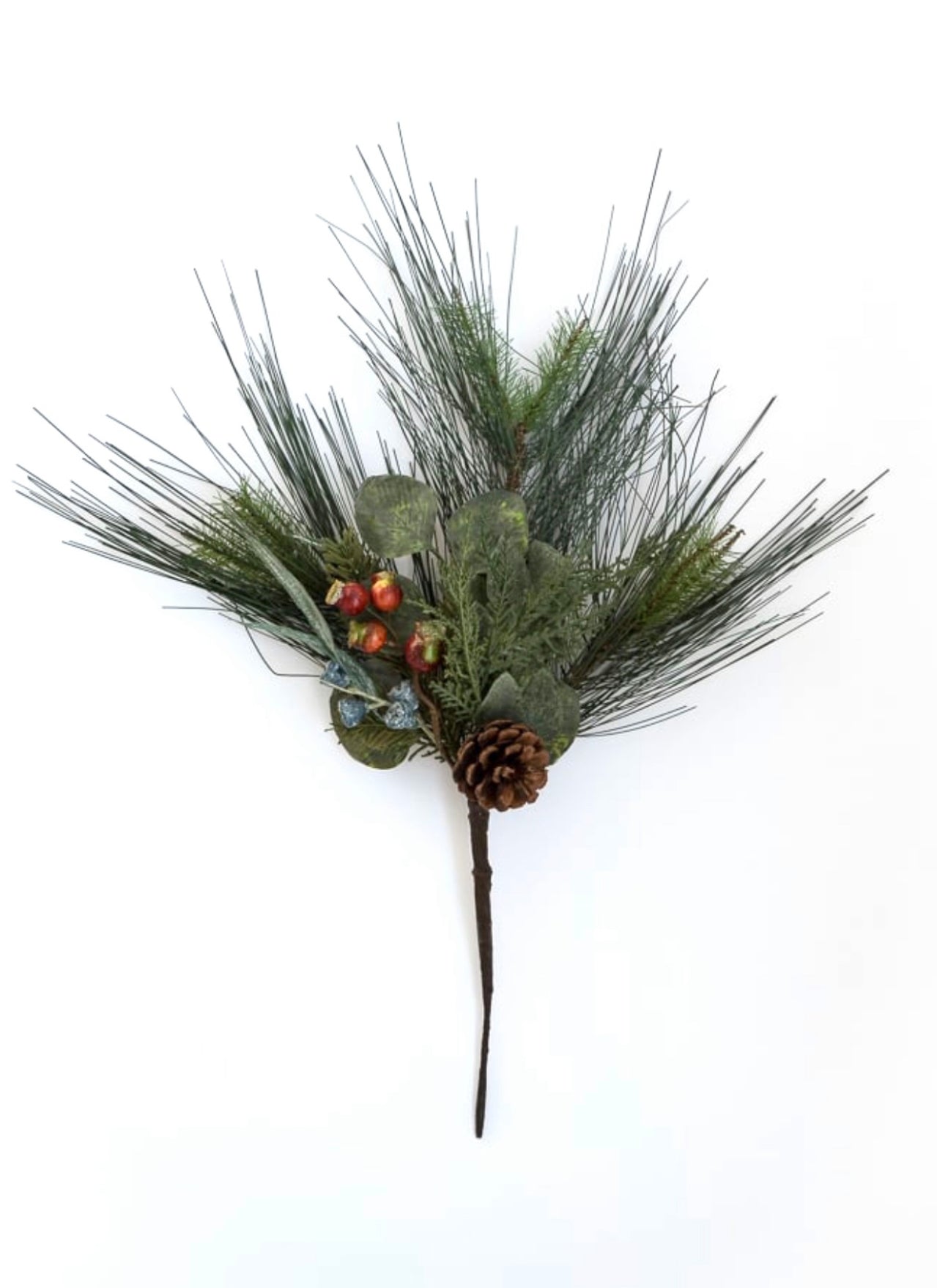 Long needle mixed Pine and eucalyptus spray - Greenery MarketArtificial Flora26453