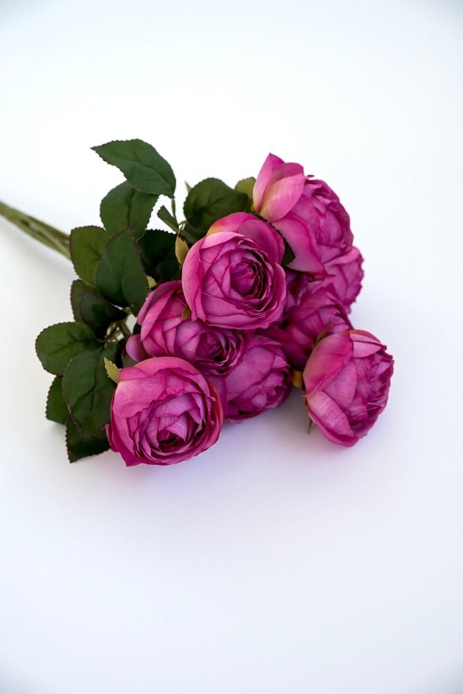 Magenta cabbage rose bush - Greenery Marketartificial flowers27182