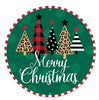 Merry Christmas Tree metal round sign - Greenery MarketSeasonal & Holiday DecorationsMD0745
