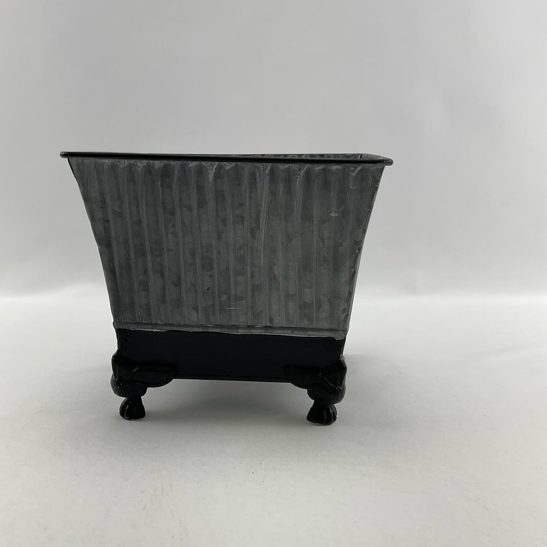 Metal container with legs for floral designs - medium size - Greenery MarketVases170wb-m