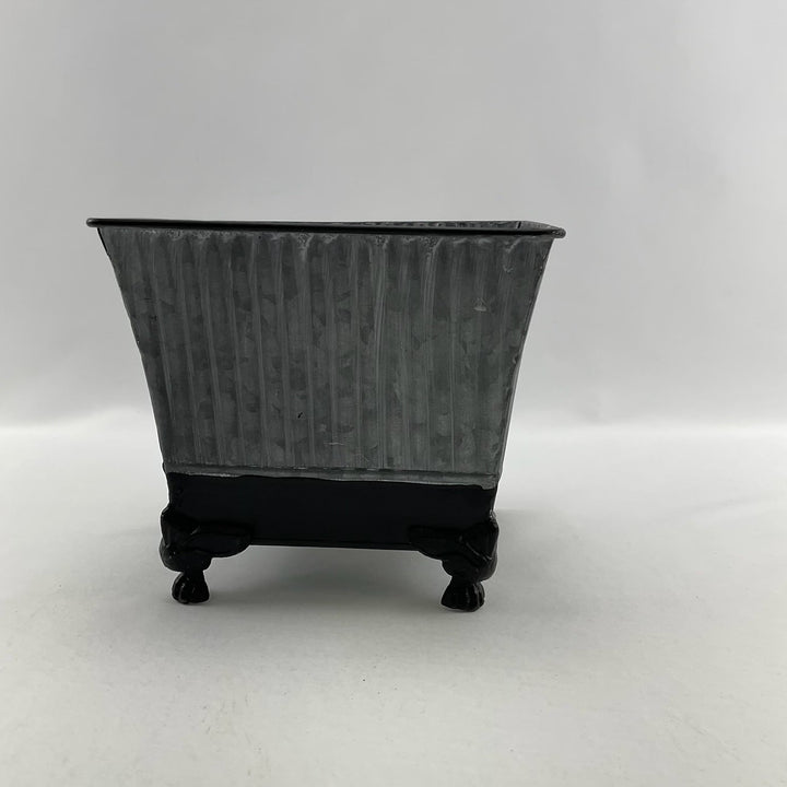 Metal container with legs for floral designs - medium size - Greenery MarketVases170wb-m