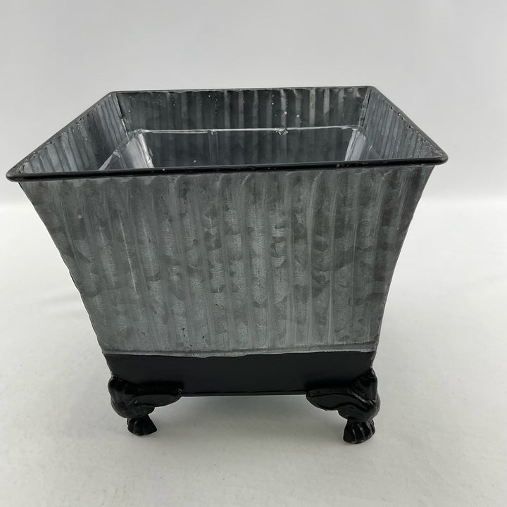 Metal container with legs for floral designs - medium size - Greenery MarketVases170wb-m