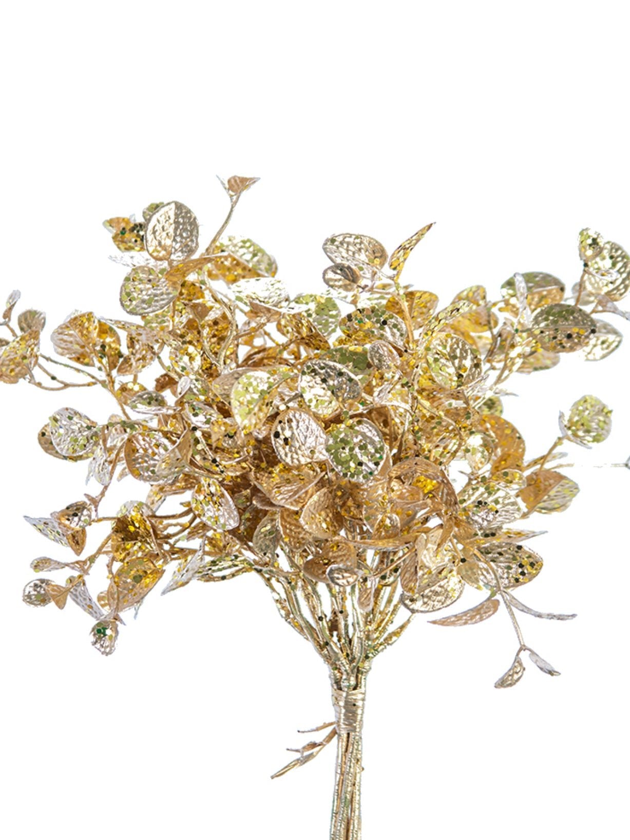 metallic gold eucalyptus bundle - Greenery Market