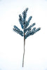 Midnight blue metallic mini leaf spray - Greenery MarketChristmasXG846-MID
