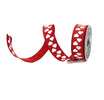 Mini Hearts ribbon 1.5” farrisilk wired ribbon - Greenery MarketRibbons & TrimRK268-02
