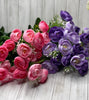 Mini ranunculus bush - pink - Greenery Marketartificial flowers36357